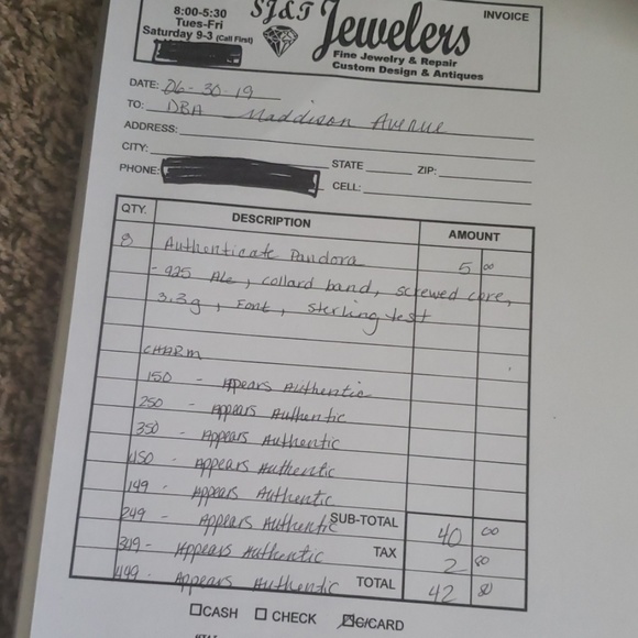 Retired Pandora package included 925 ale charm 250 - Picture 6 of 6